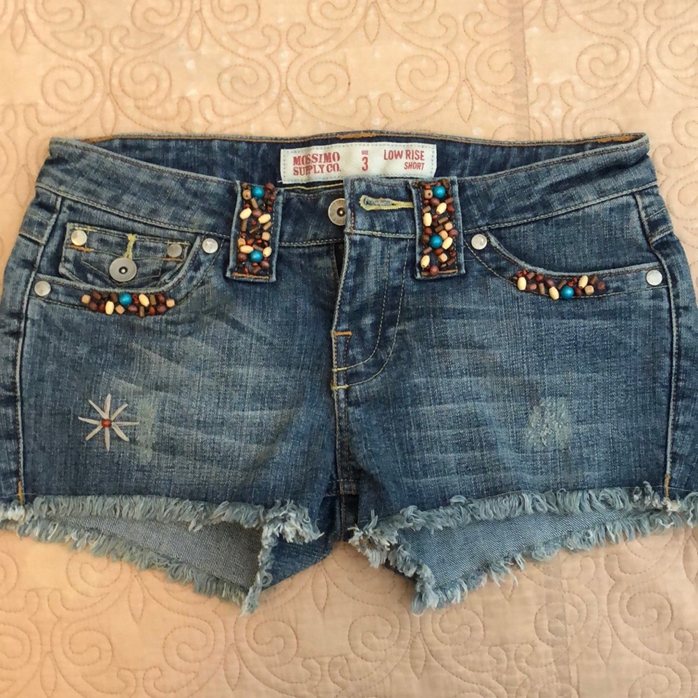Embroidered Mossimo Supply Booty Shorts